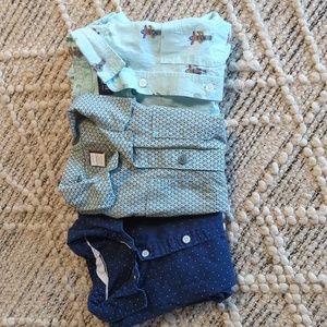 Boys Short Sleeve Button Down Shirts size 5 Lot